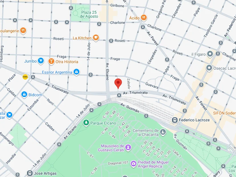 Mapa de Studio Natalia Romero